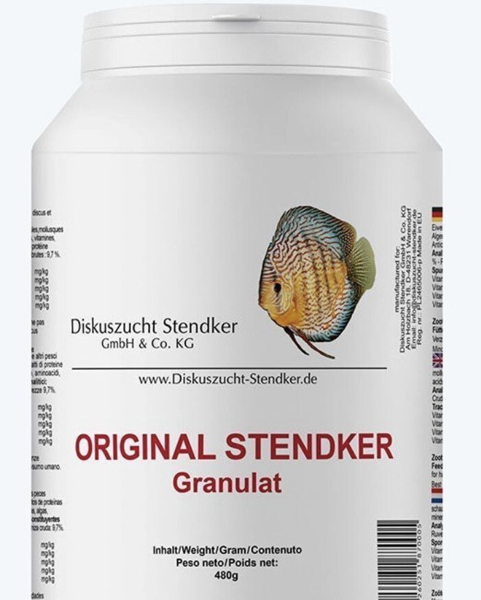 Alimento para Discos Stendker Original Granulado 480gr