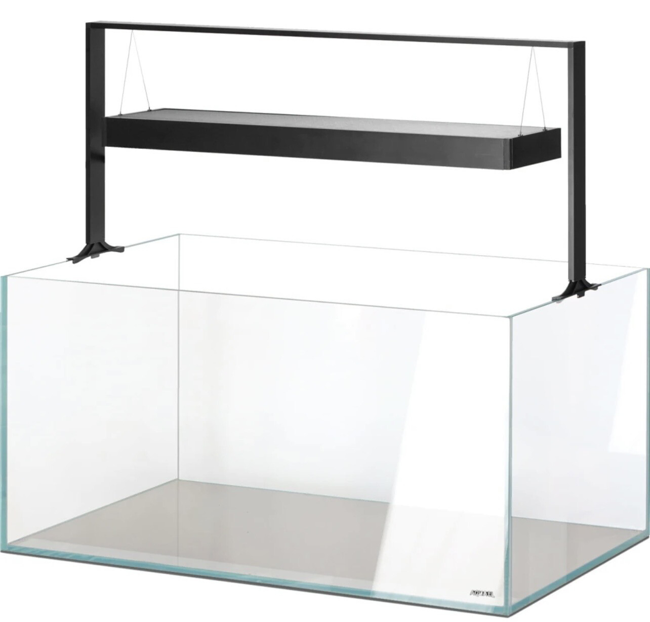AquaEL UltraScape 90 negro con iluminación 