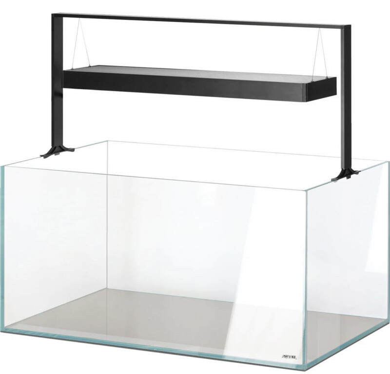 AquaEL UltraScape 90 negro con iluminación 
