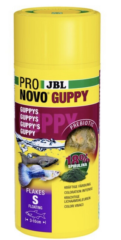 JBL PRONOVO GUPPY (escamas S) 100ml, alimento vivíparos