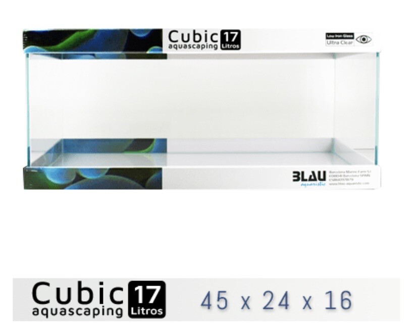 Acuario Blau Cubic aquascaping 4516 17 L