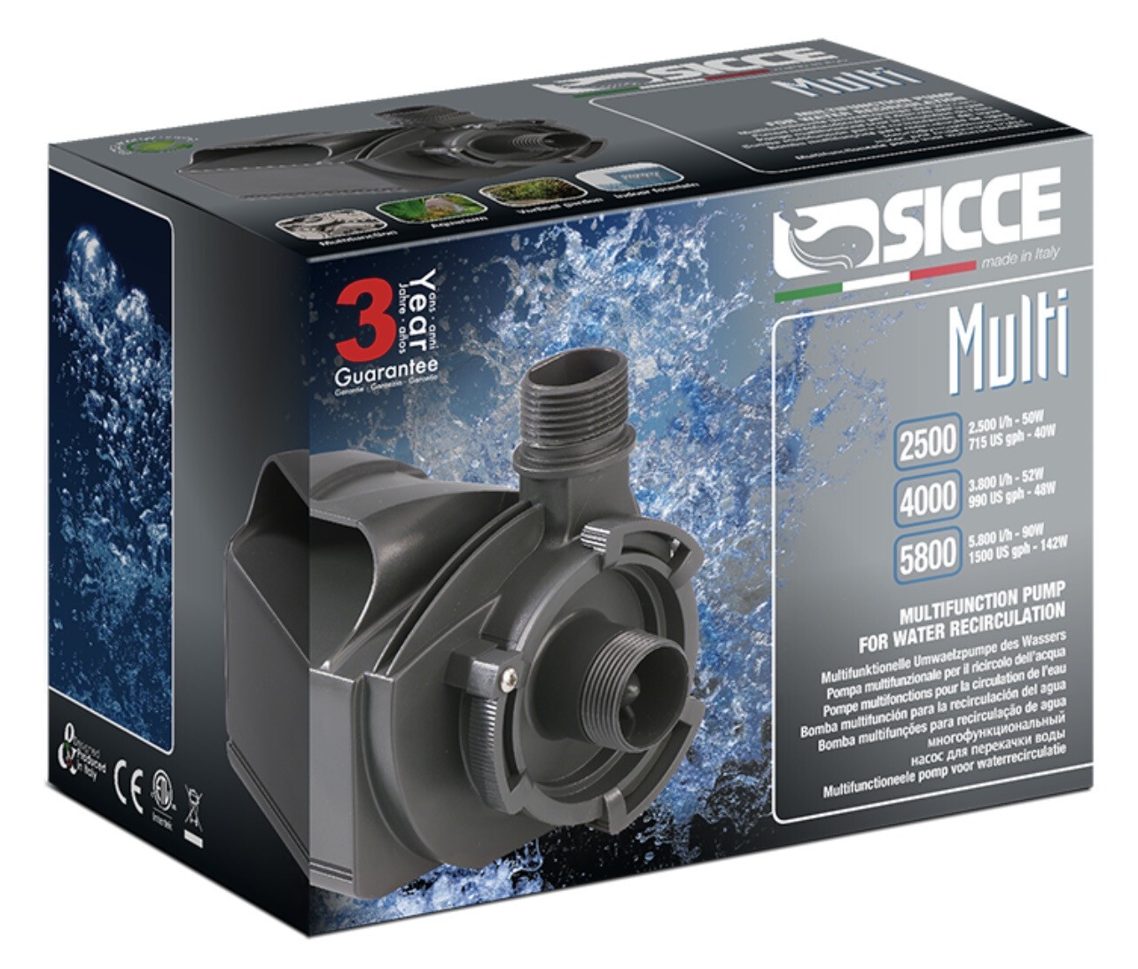 Bomba Sicce Multi 4000 3800L/H