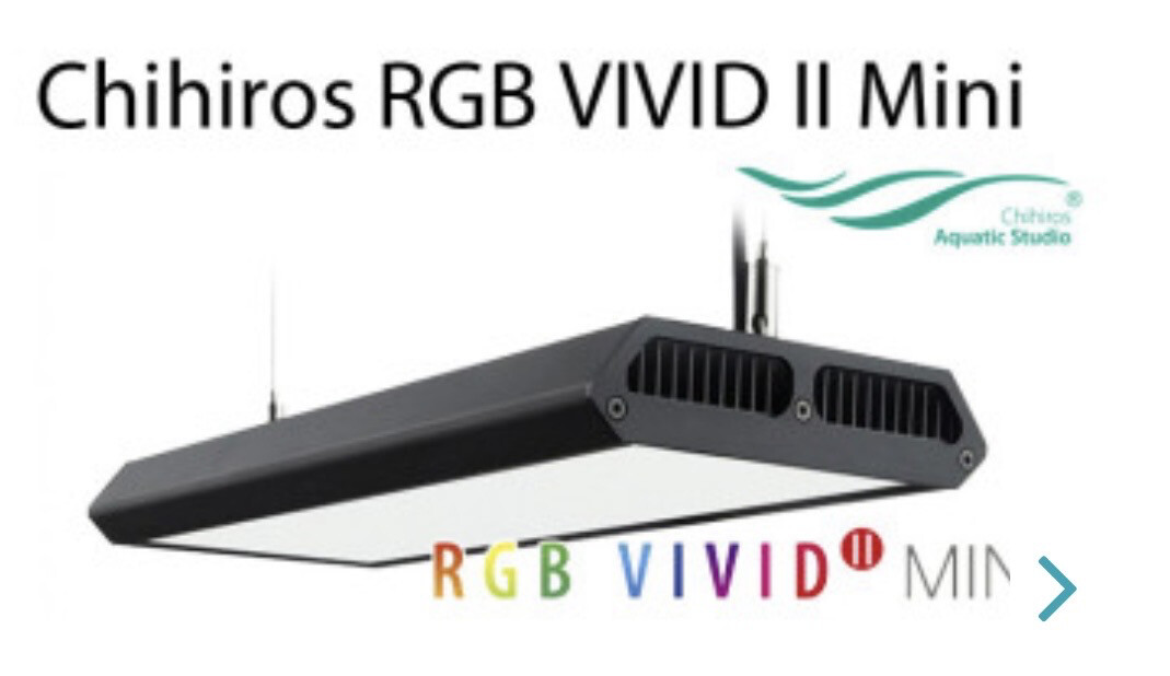 Chihiros RGB VIVID Mini - Pantalla LED 40/60cm - Versión Colgante en negro