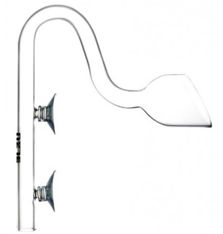 SALIDA BLAU GLASS TRUMPET OUTFLOW 17MM