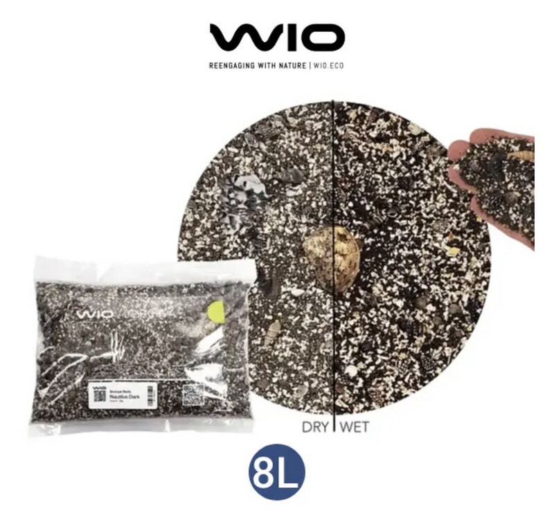 WIO Nautilus Dark Biotope Bed Mix 8 litros