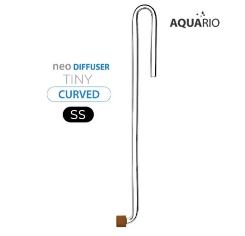 AquaRIO Neo Diffuser CO2 Curved Tiny SS