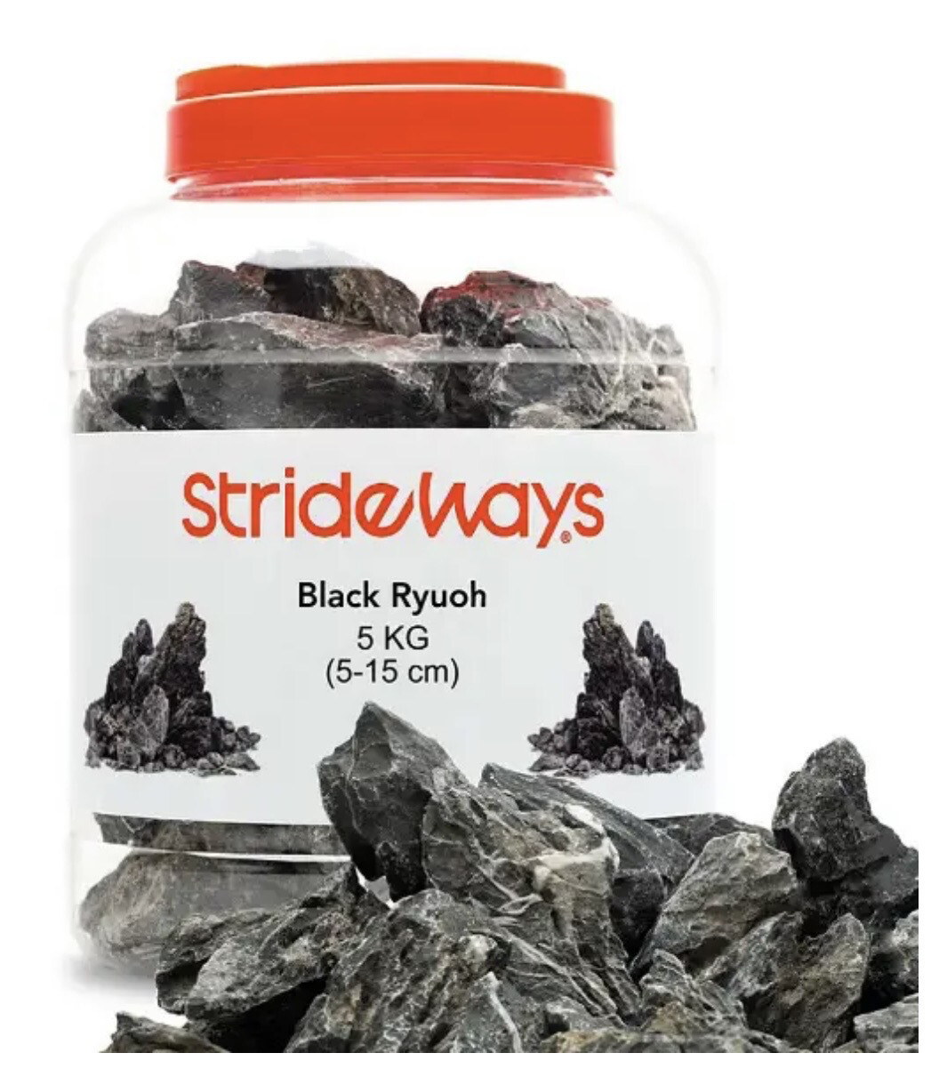 Strideways Black Ryuoh Stone 5kg Bottle