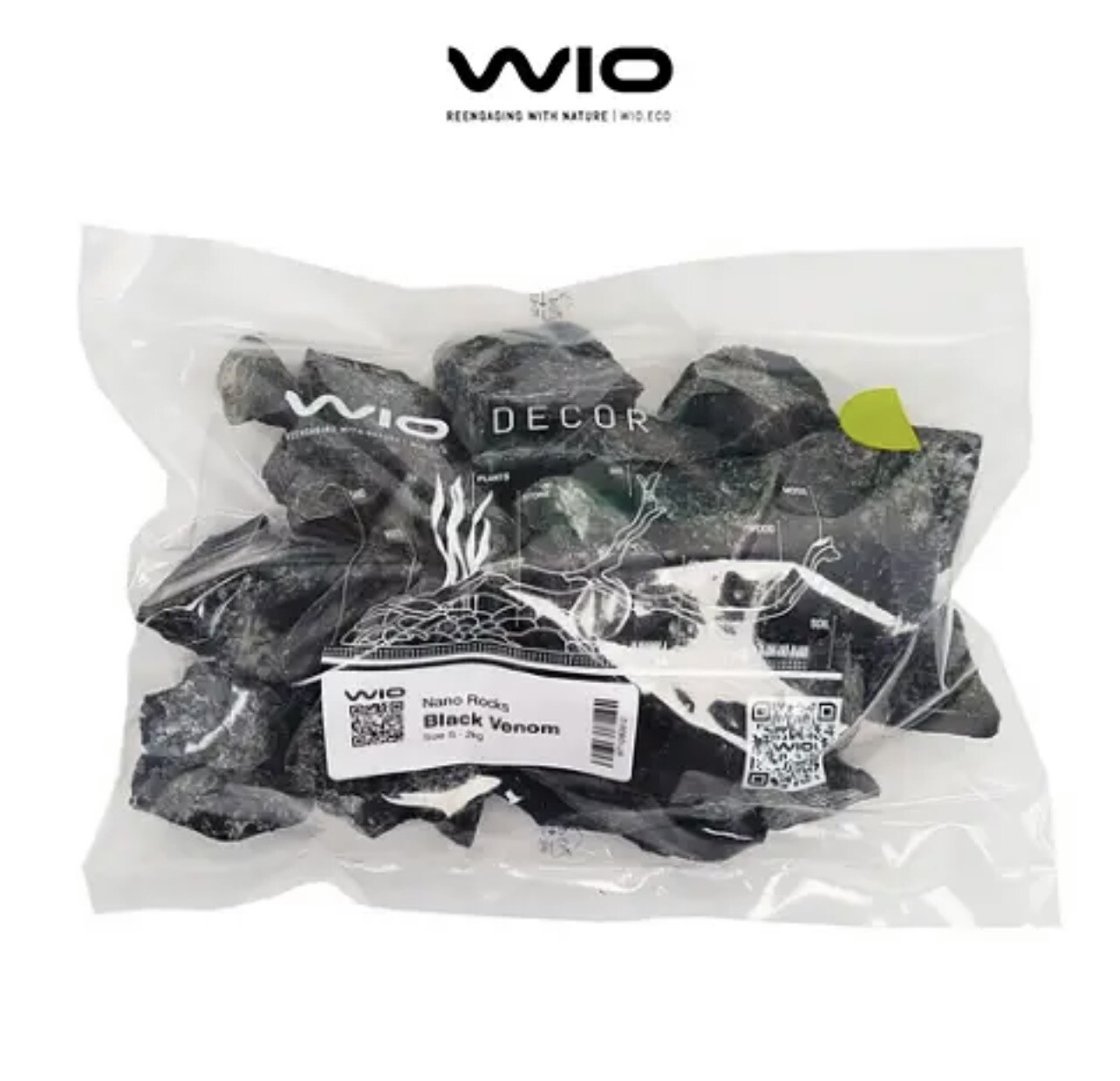 WIO Black Venom nano rocks 3 litros