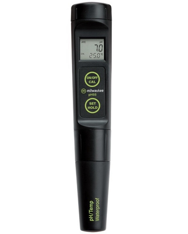 medidor de pH y temperatura PH55