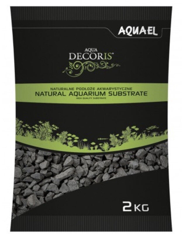 AQUAEL BASALT GRAVEL 2-4MM BOLSA DE 2KG