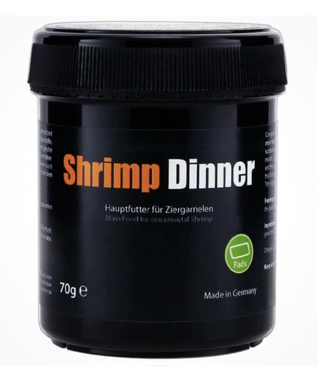 GlasGarten Shrimp Dinner 2 Pads 70 gramos