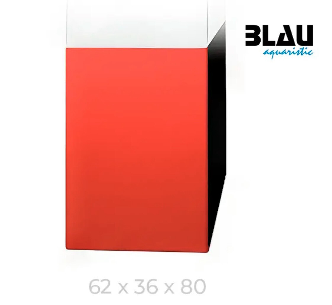 Mesa Blau Negro Rojo 62x36x80