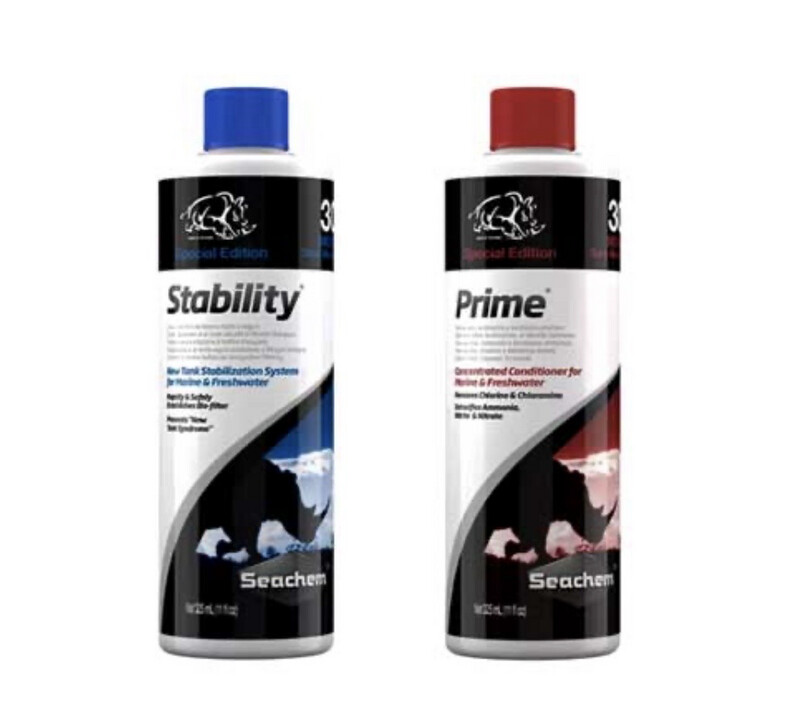 Pack Seachem Prime325ML + Stability 325ML