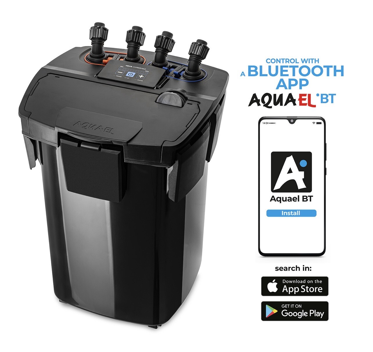 NUEVO Filtro Hypermax 4500 BT (Bluetooth) Aquael