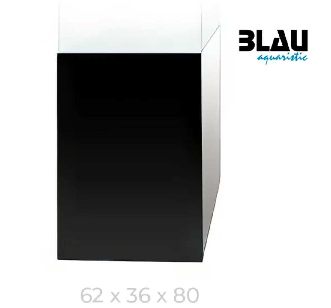 Mesa Blau Blanco Negro 62x36x80
