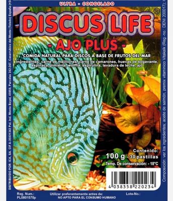 Discus life ajo 100gr tropifish