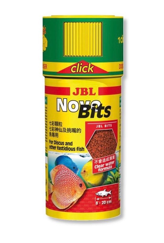 JBL Novobits Click, Alimento Granulado Para Peces Disco 250 Ml