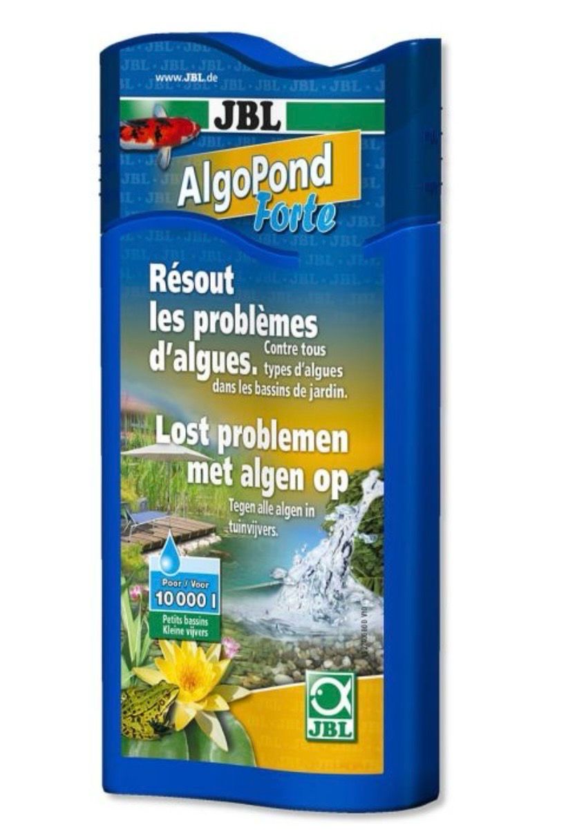 ? JBL AlgoPond Forte 500 ml – Tratamiento antialgas para estanques de jardín