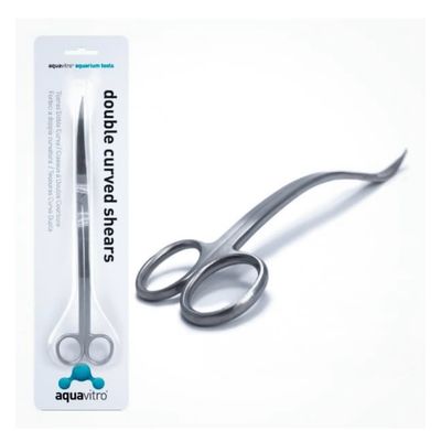 Tijeras doble curva 25cm aquavitro