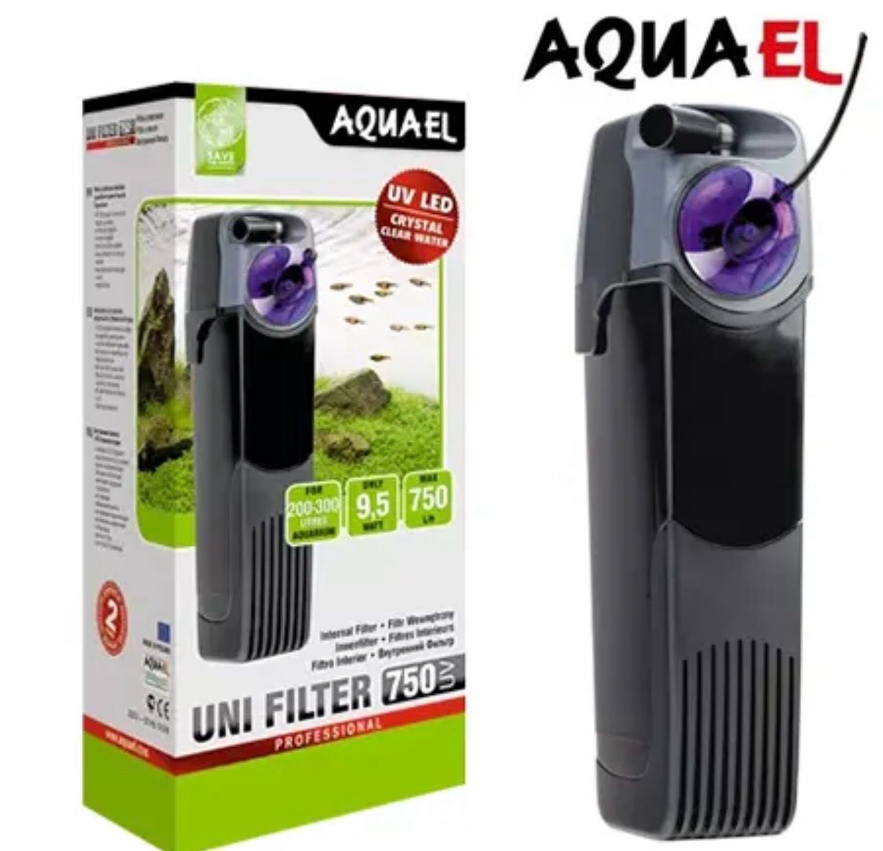 Aquael filtro interior lámpara Unifilter 750 UV