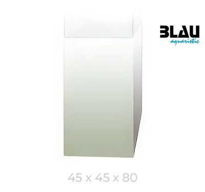 Mesa Blau Blanco Brillante 45x45x80