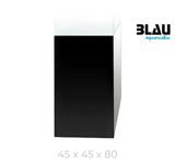 Mesa Blau Blanco Negro 45x45x80