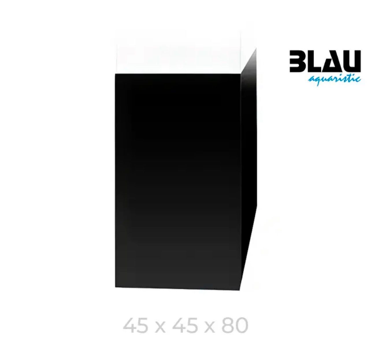 Mesa Blau Negro Brillante 45x45x80