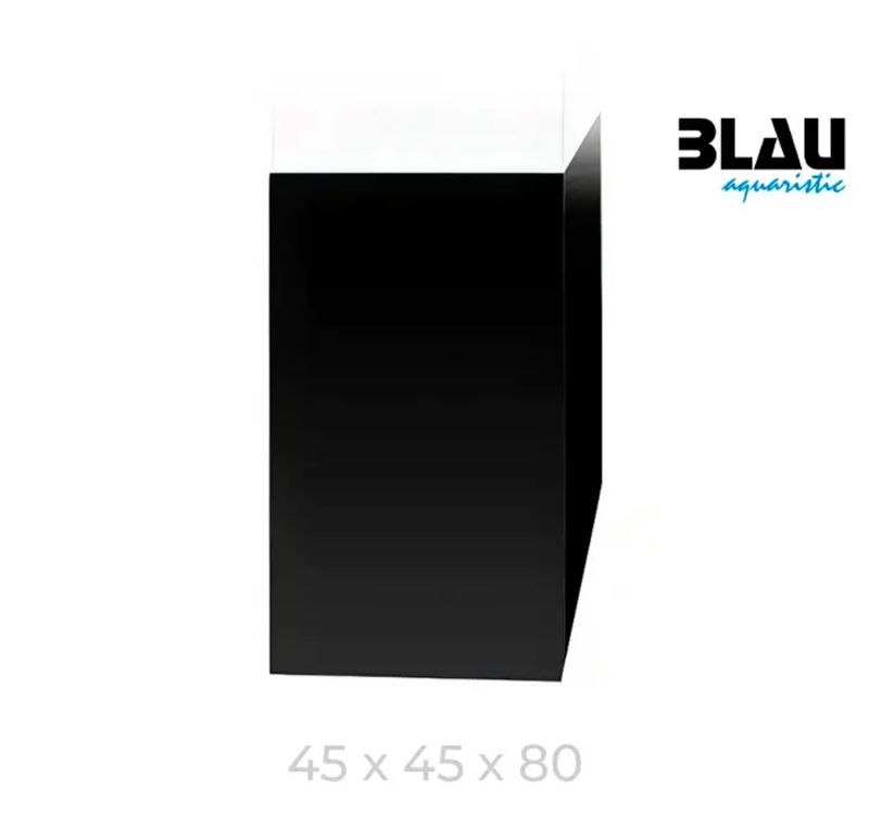 Mesa Blau Negro Brillante 45x45x80