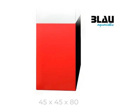 Mesa Blau Negro Rojo 45x45x80