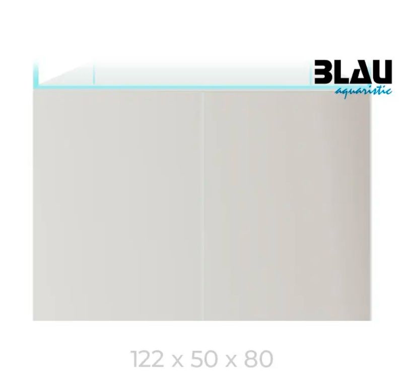 Mesa Blau Gran Cubic Stand 152x60x80 Blanco