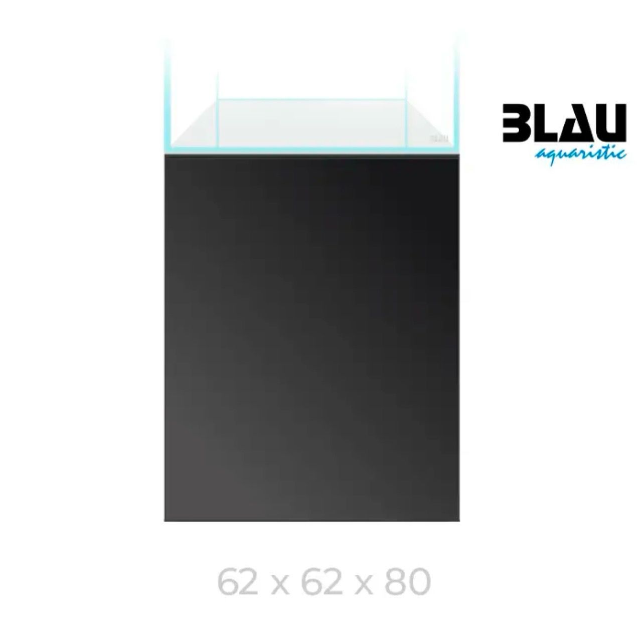 Mesa Blau Gran Cubic Stand 62x62x80 Negro