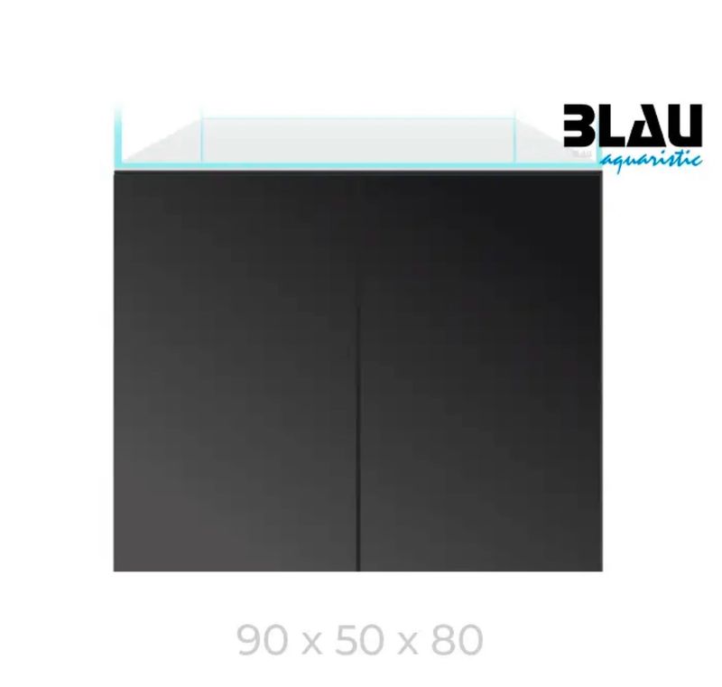 Mesa Blau Gran Cubic Stand 92x50x80 Negro
