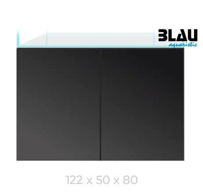Mesa Blau Gran Cubic Stand 122x50x80 Negro