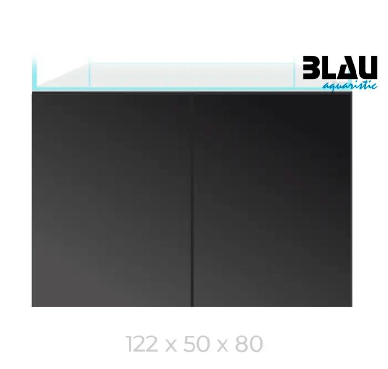 Mesa Blau Gran Cubic Stand 122x50x80 Negro