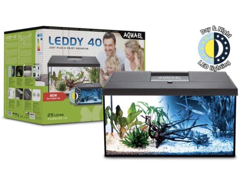 SET ACUARIO LEDDY 75 NEGRO D&N