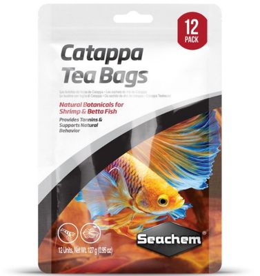 Bolsas de Té Catappa. 12 unid. Seachem