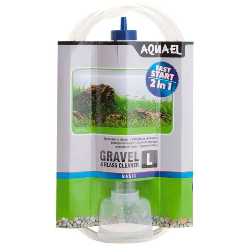 Limpiador de grava y vidrio AquaEL L