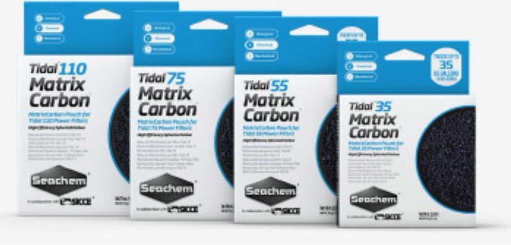 Tidal 75 carga  190ml bolsa Matrix Carbon seachem
