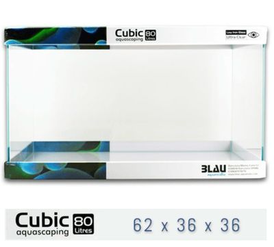 Blau Cubic Aquascaping 80 litros