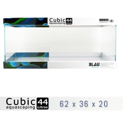 Blau Cubic Aquascaping 44 Shallow 44 Litros