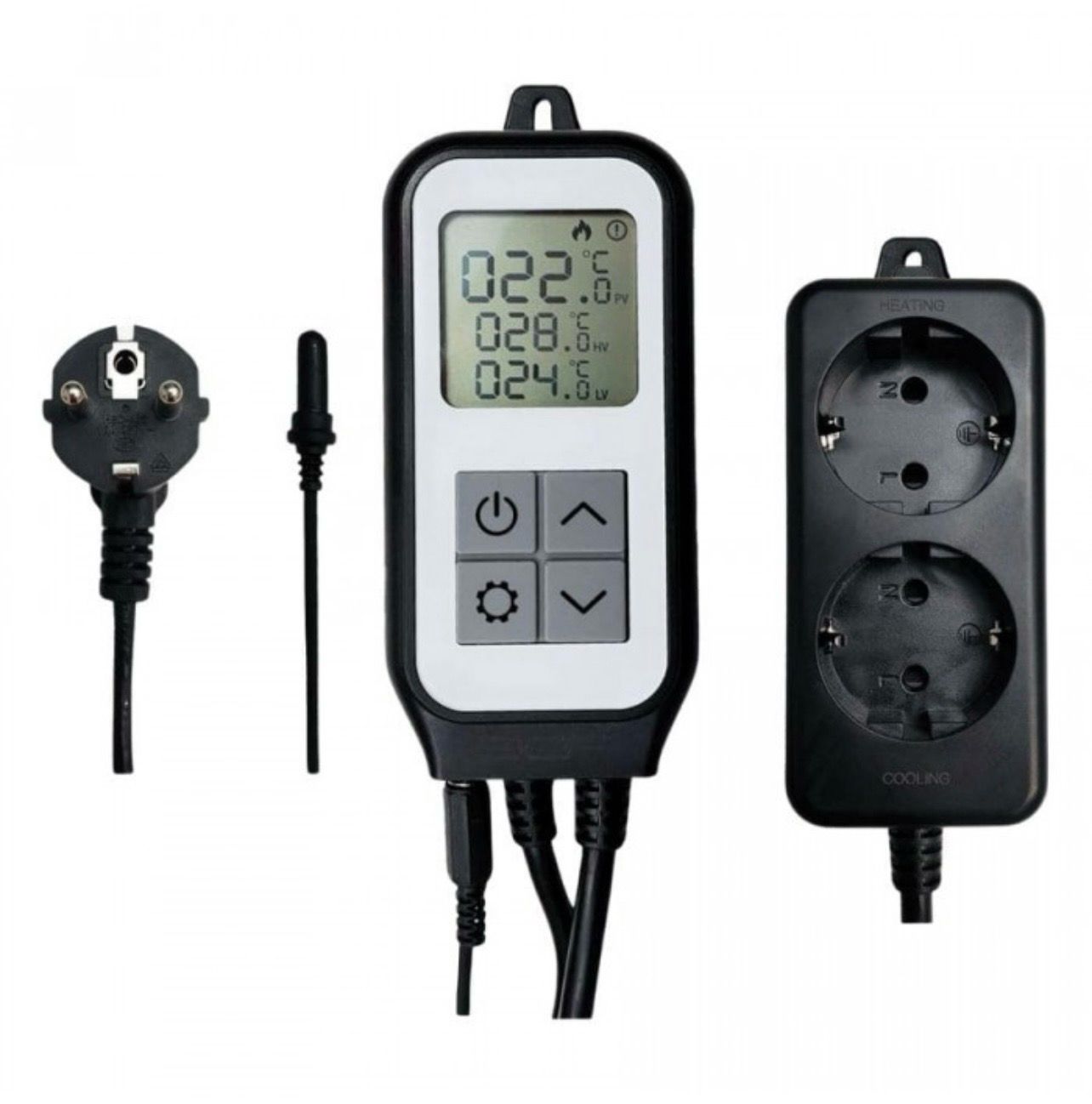 CONTROLADOR TEMPERATURA WIFI DUAL BCF
