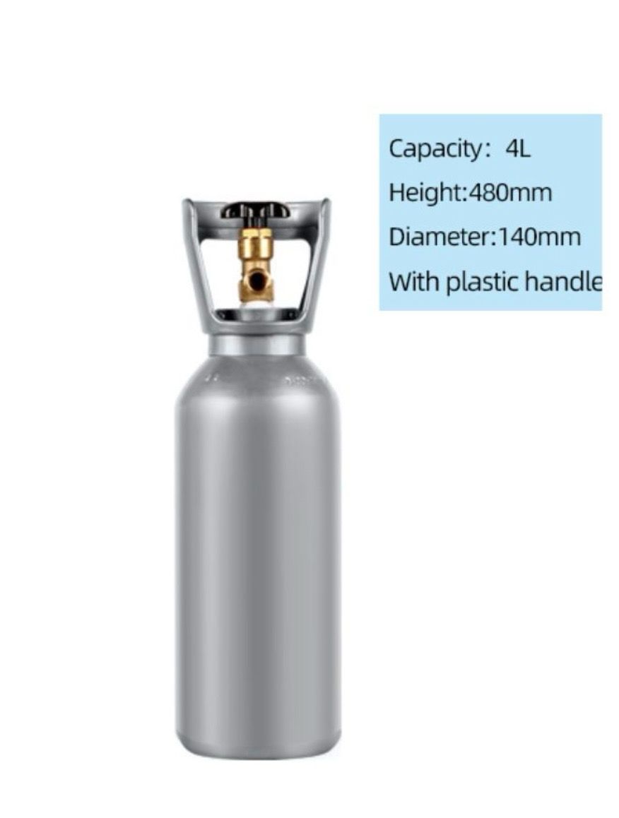 Botella CO2 4L acero con carga