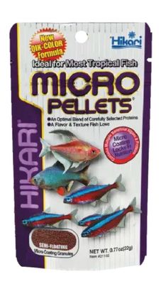 ? Hikari Micro Pellets 80 g – Alimento Premium para Peces Tropicales Pequeños