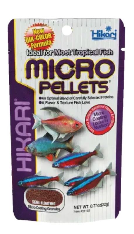 ? Hikari Micro Pellets 80 g – Alimento Premium para Peces Tropicales Pequeños