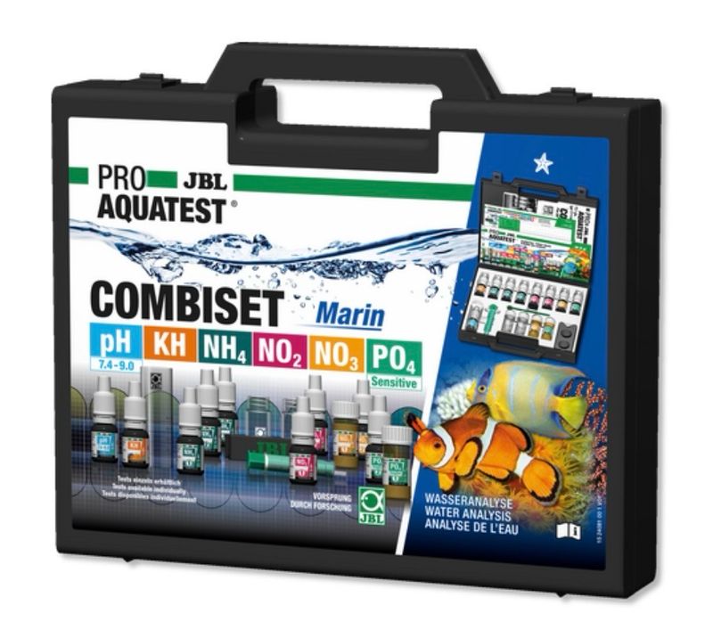 ? JBL ProAqua Test Combi Set Marin – Maletín de tests para acuarios marinos y de agua dulce
