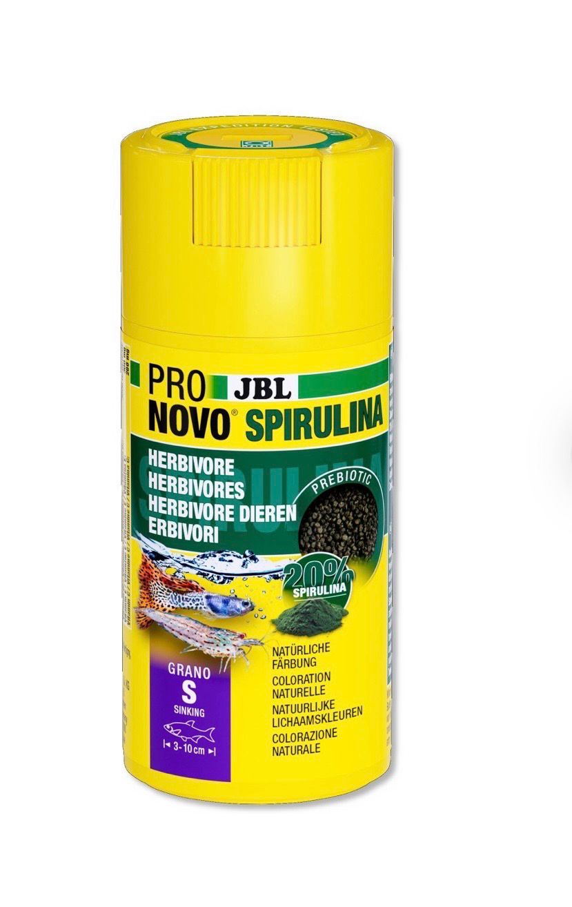 JBL Pronovo Spirulina Grano S alimento para pequeños peces y gambas