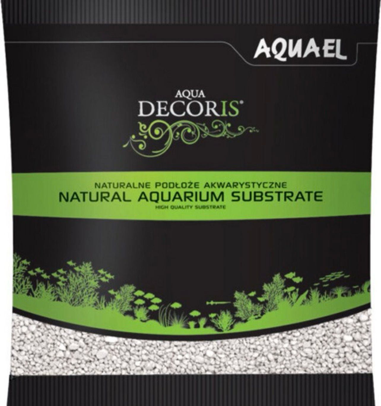 Aquael Aqua Decoris Sustrato Natural Cuarzo blanco para acuarios