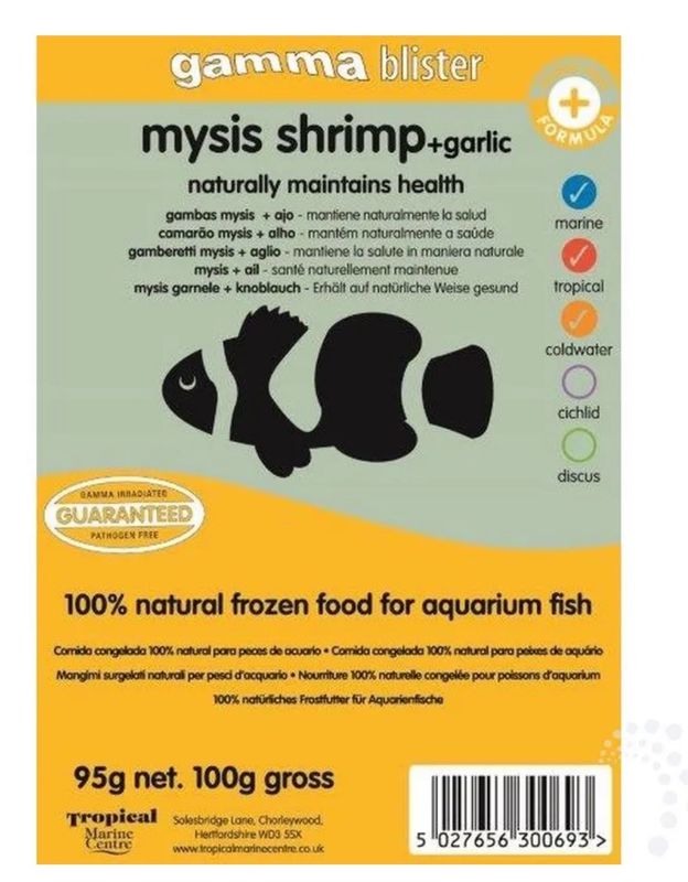 ❄️ Gamma Mysis + Ajo 100 g  congelado