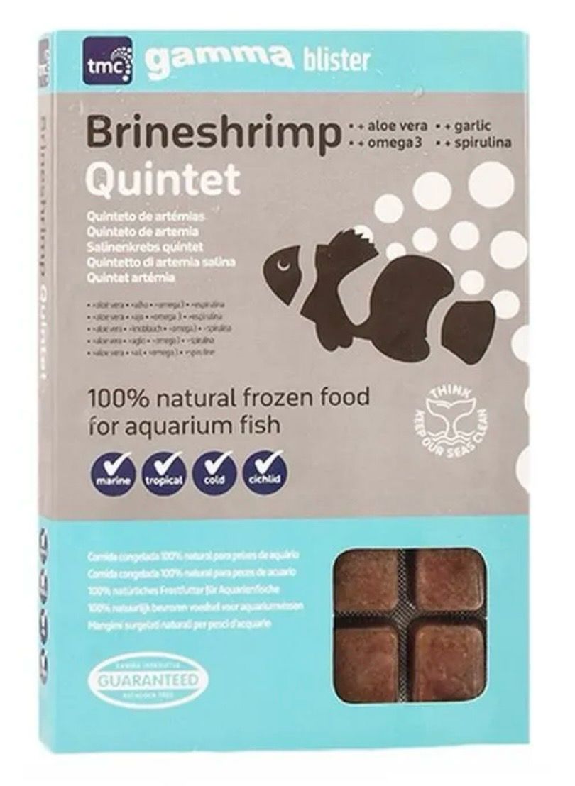 ❄️ Pack Quinteto de Artemia Gamma 100 g – Blíster variado 