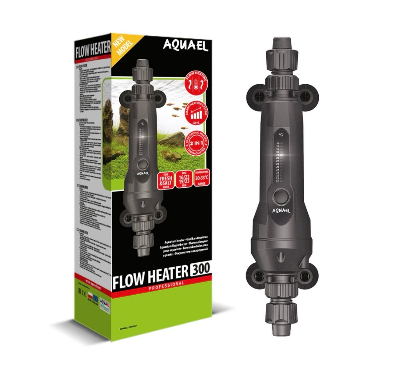 ?️ Aquael Flow Heater 2.0 500W | Calentador Externo en Línea para Acuarios Grandes ?️ Aquael Flow Heater 2.0 500W | Calentador Externo en Línea para Acuarios Grandes